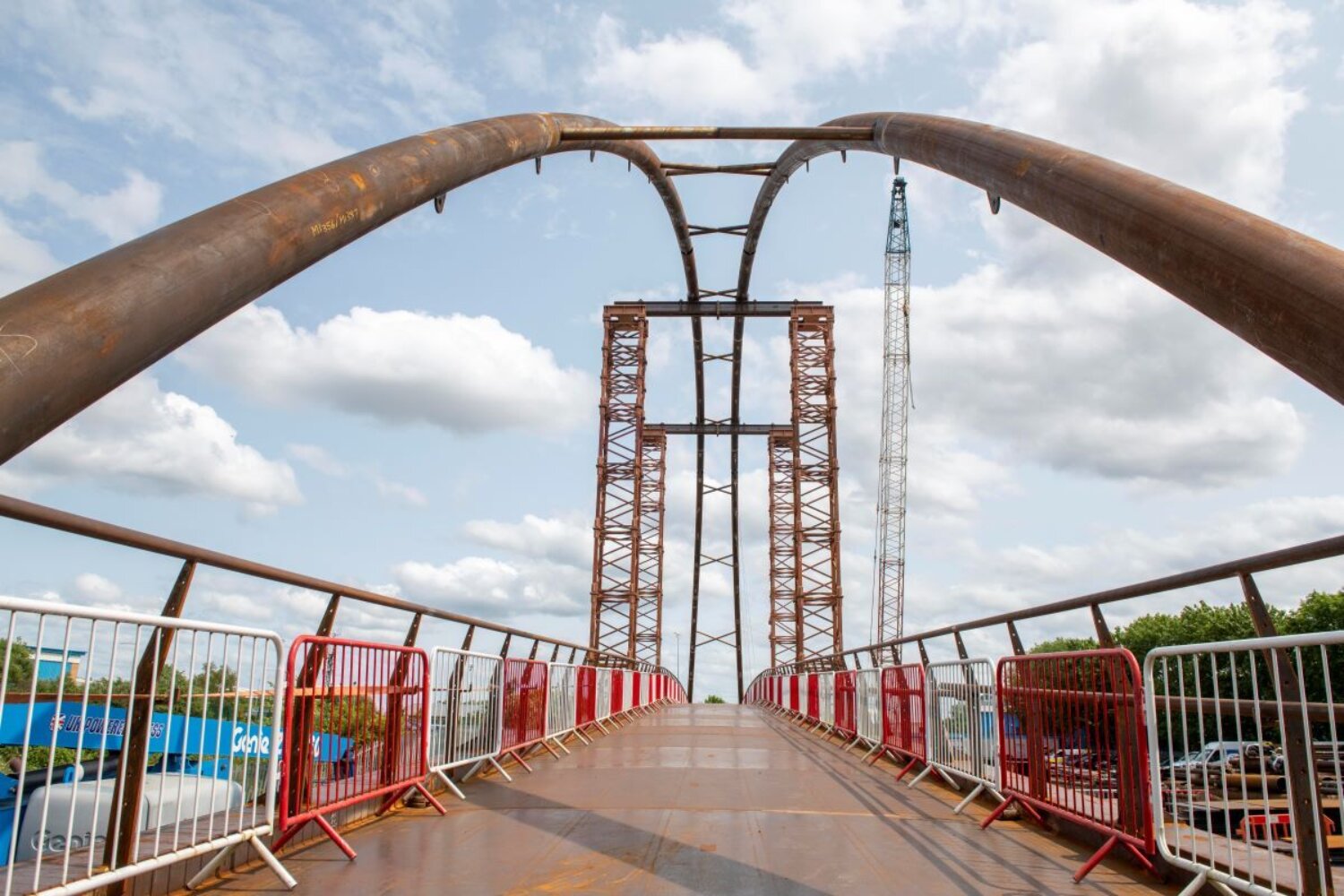 Bridge under construction