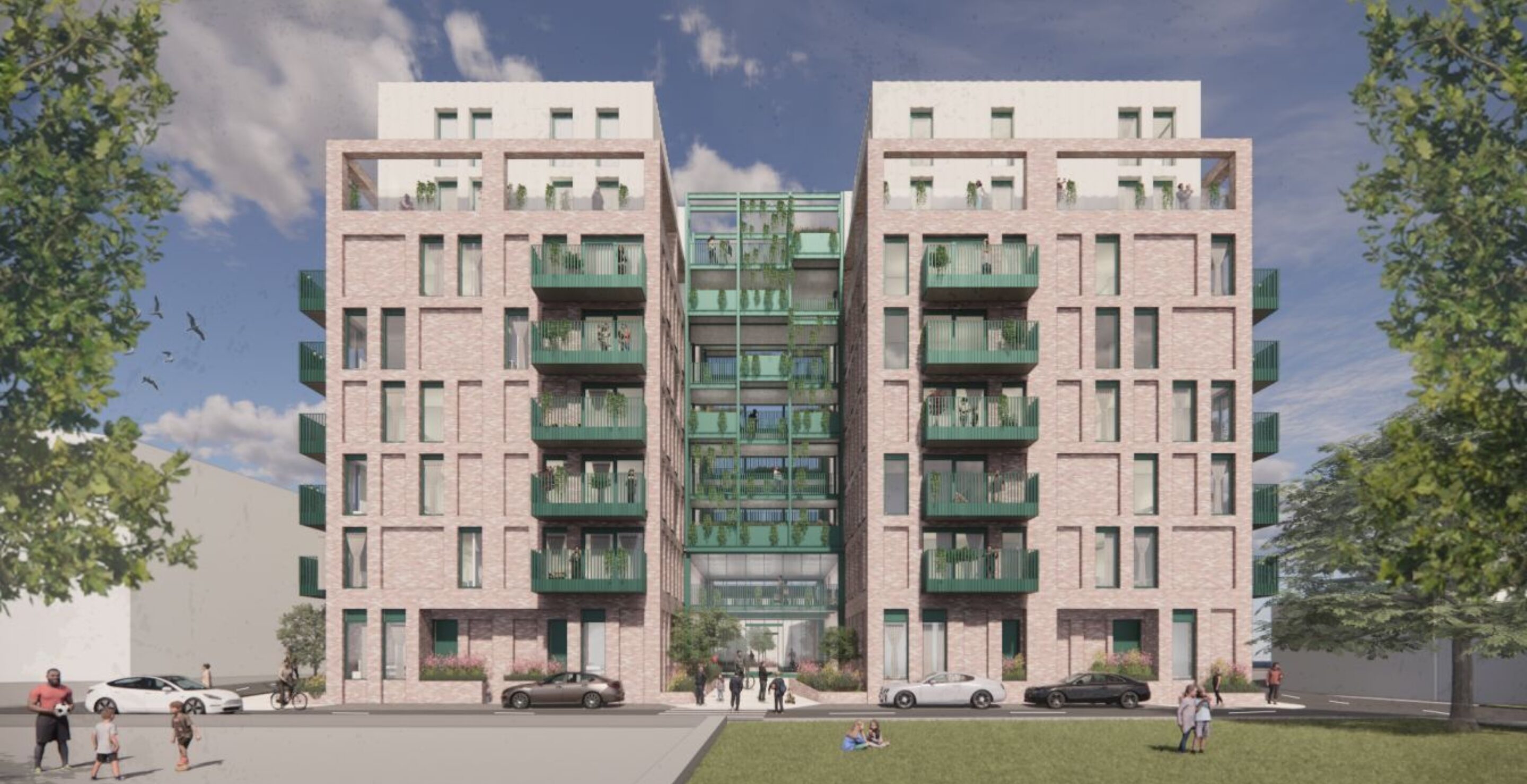 Visual of Midland Road, a residential development